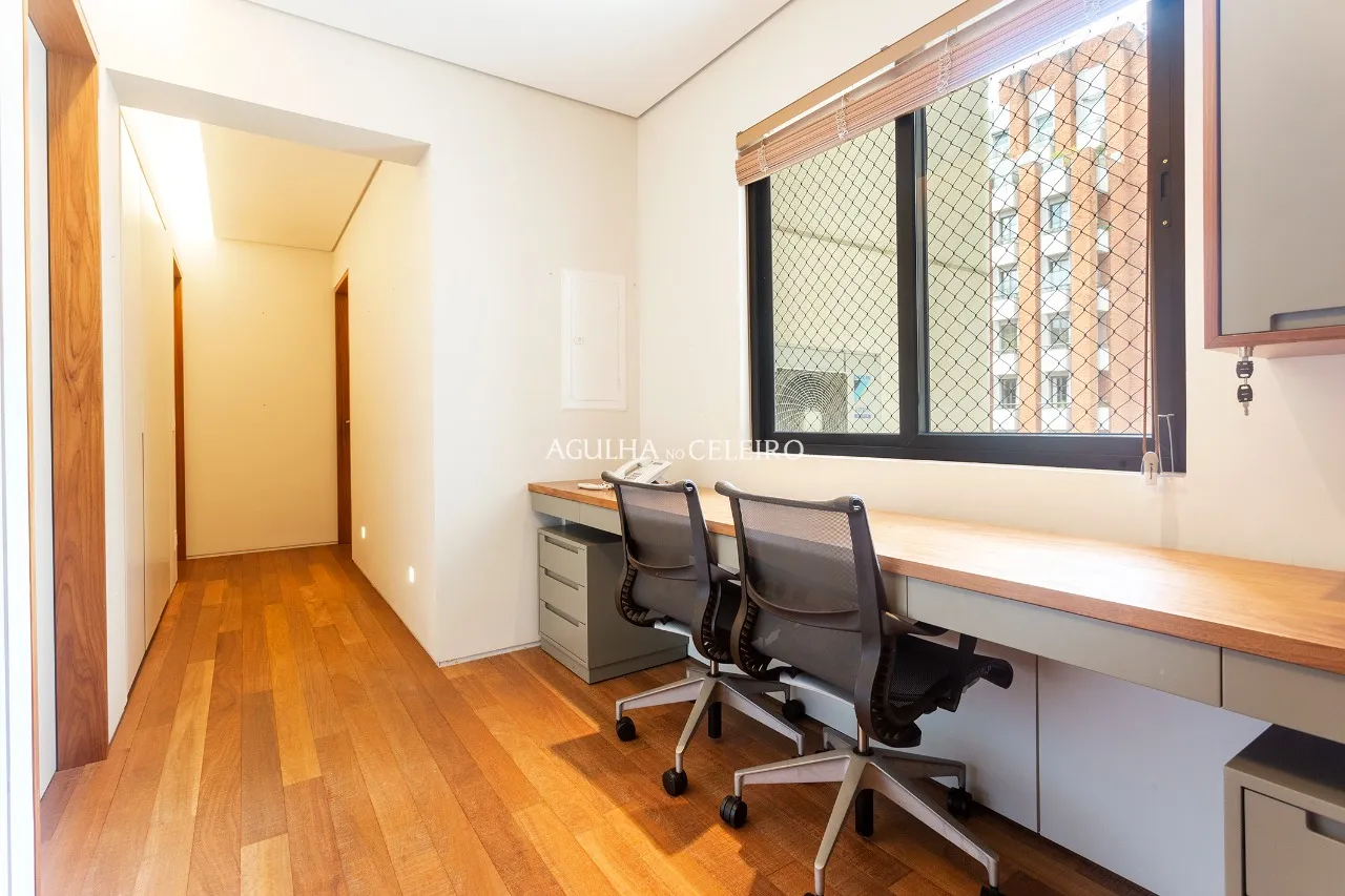Apartamento pronto, mobiliado com vista incrível para o Jardins – 9083