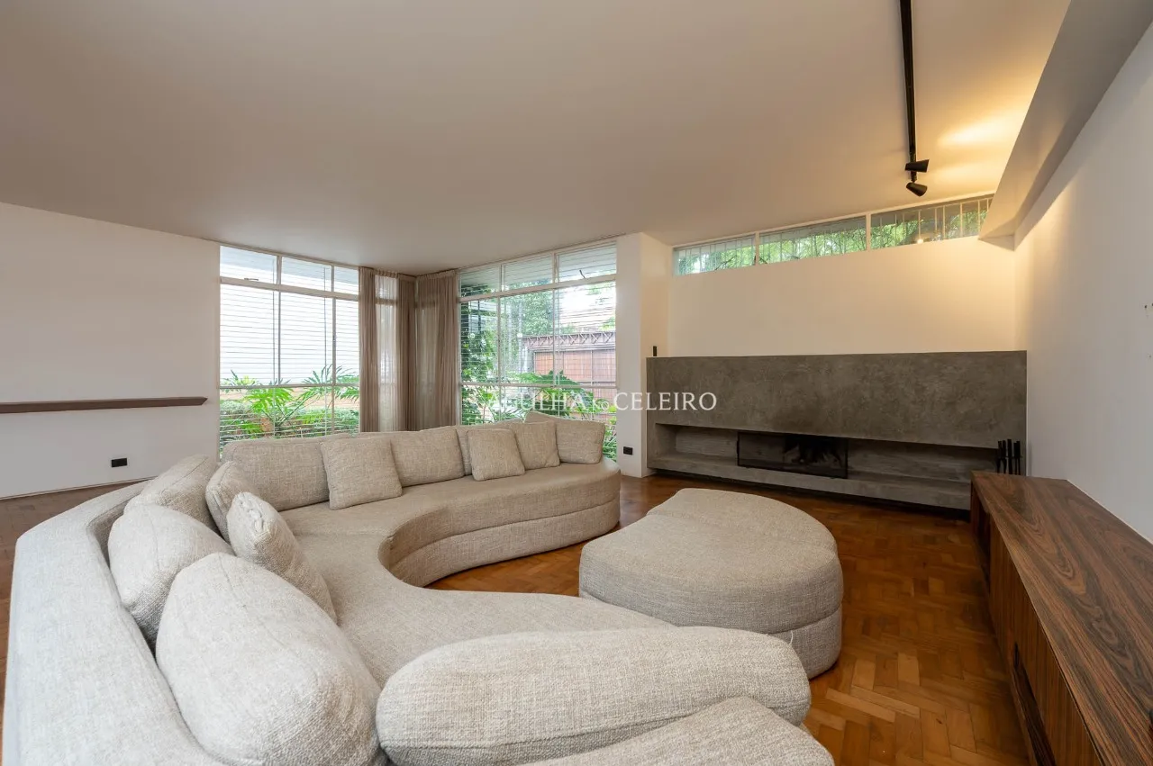 Casa charmosa com projeto contemporâneo e jardim encantador. – 22551