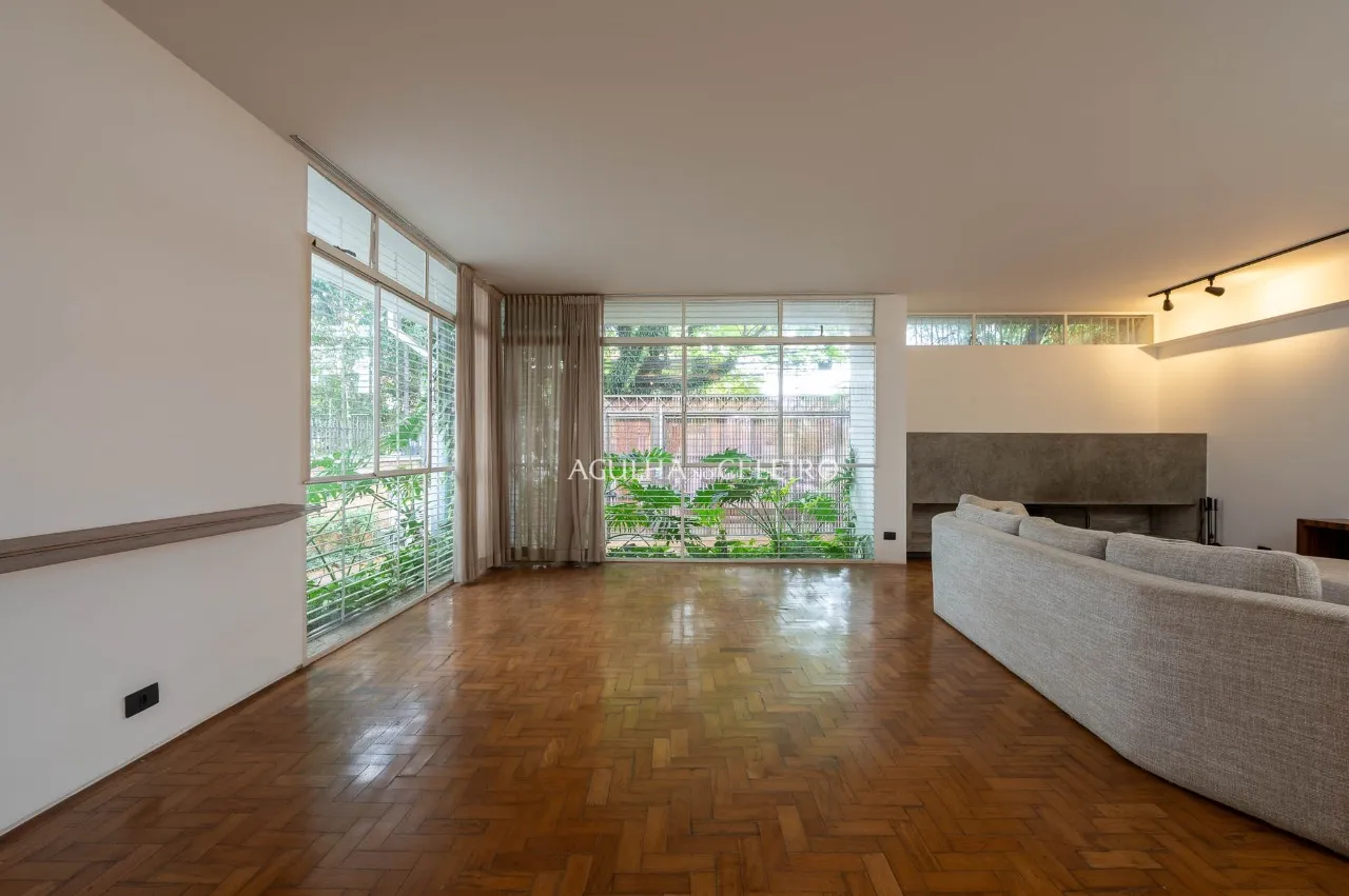 Casa charmosa com projeto contemporâneo e jardim encantador. – 22551