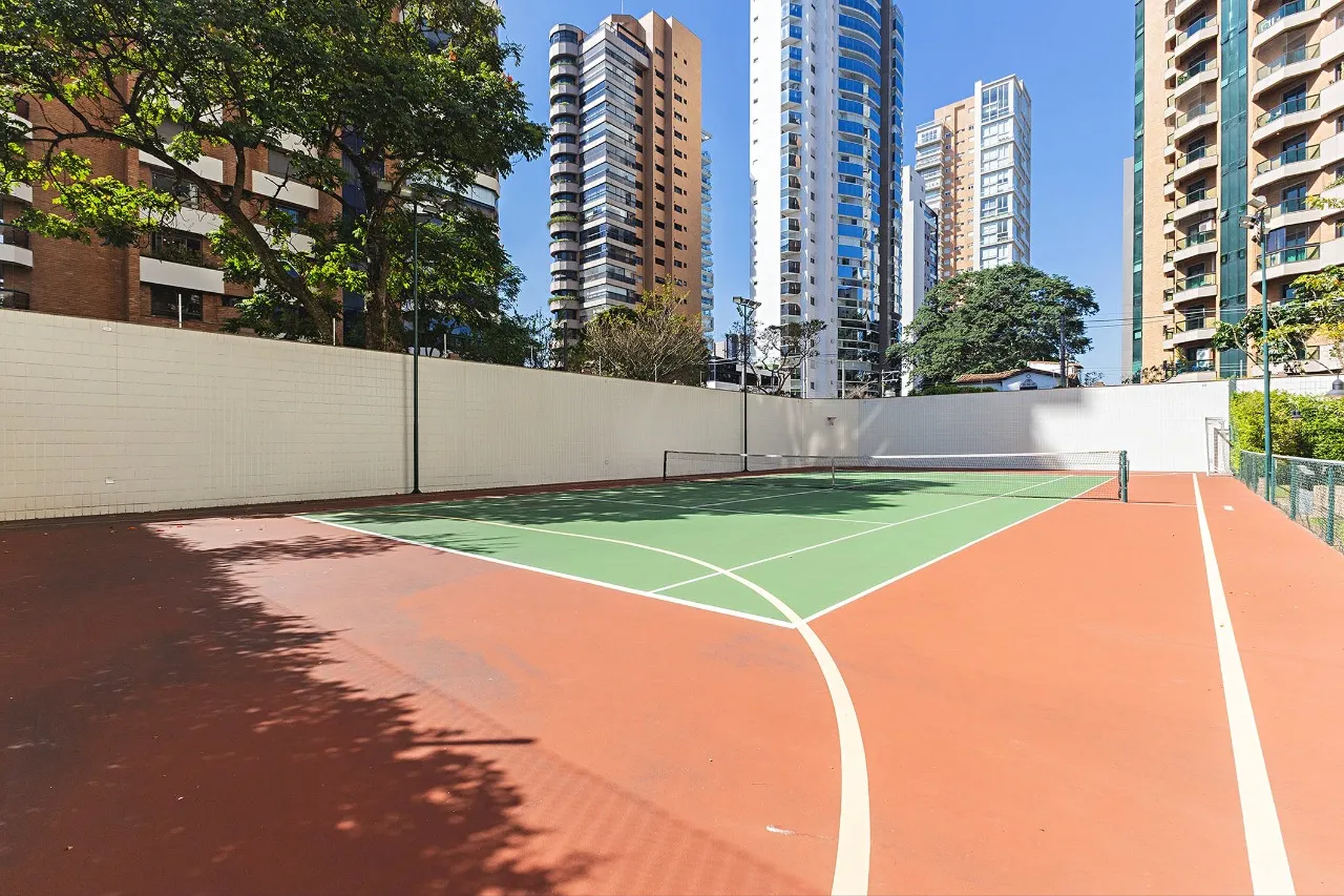 Vista para o Parque Ibirapuera no living integrado à varanda – AP7783