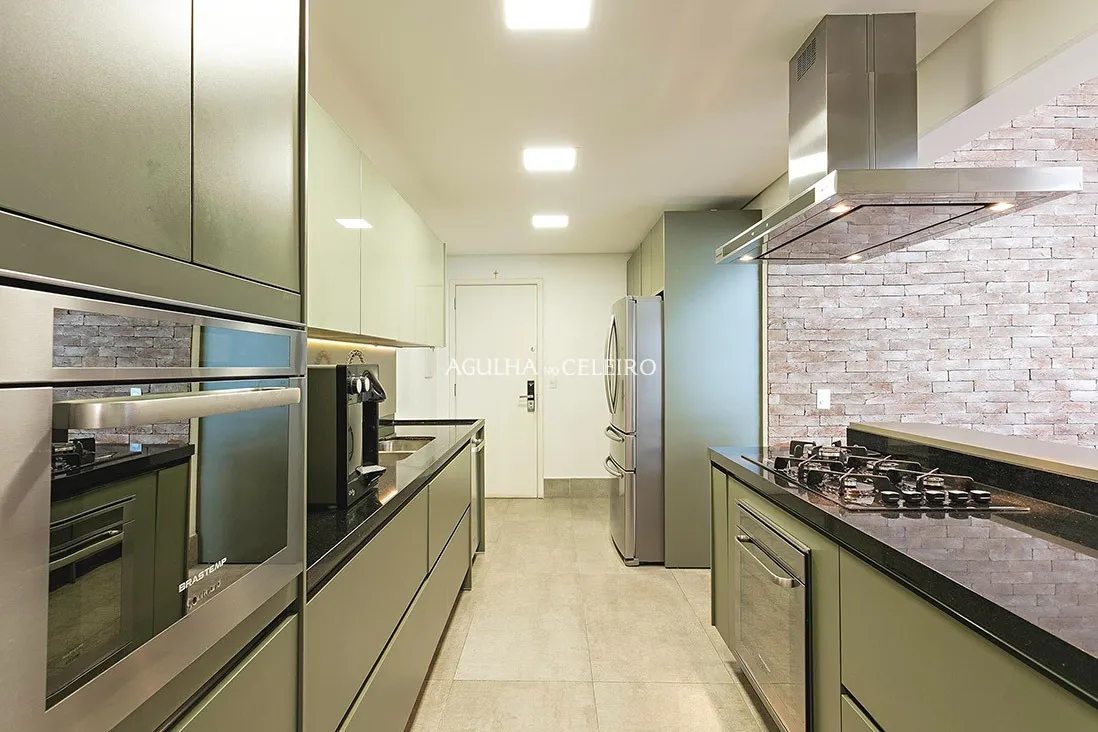 Apartamento de alto padrão com marcenaria Ornare e porteira fechada no Brooklin – 22724