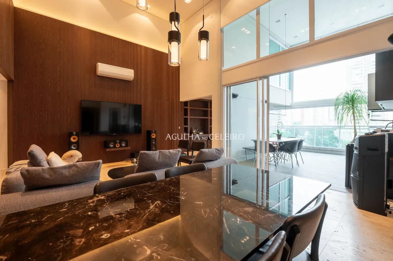 Apartamento mobiliado em condomínio-clube desejado no Brooklin. – 22775