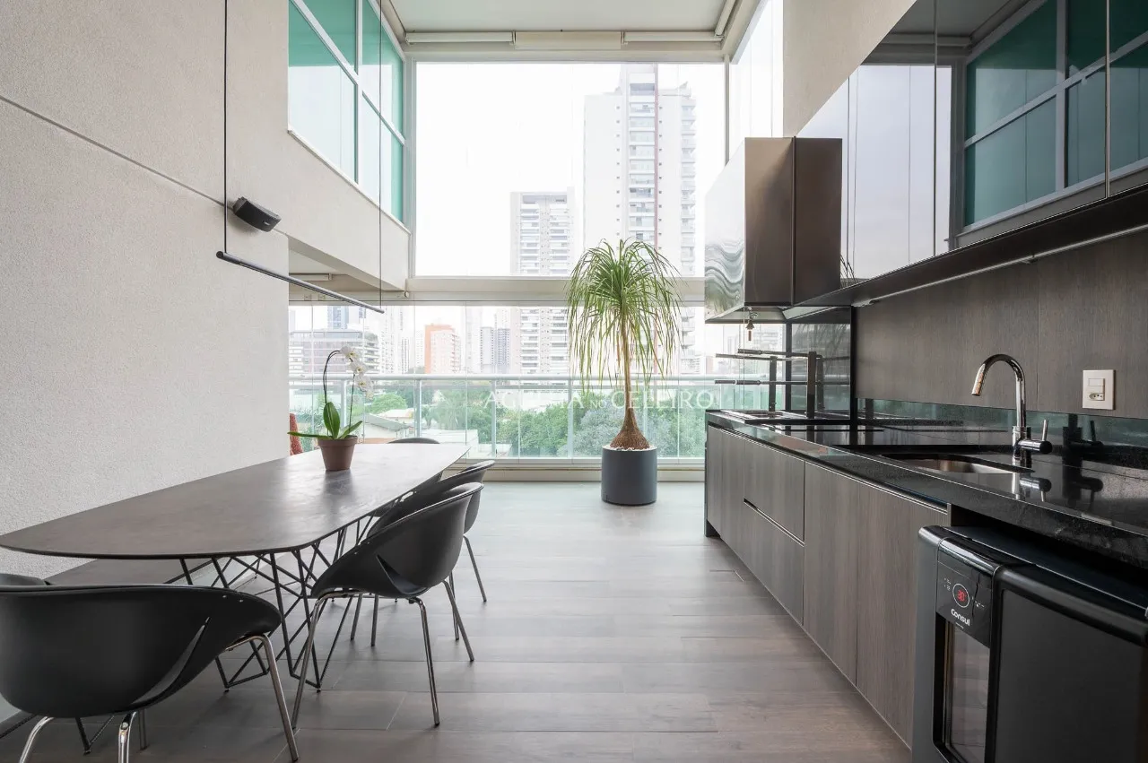 Apartamento mobiliado em condomínio-clube desejado no Brooklin. – 22775