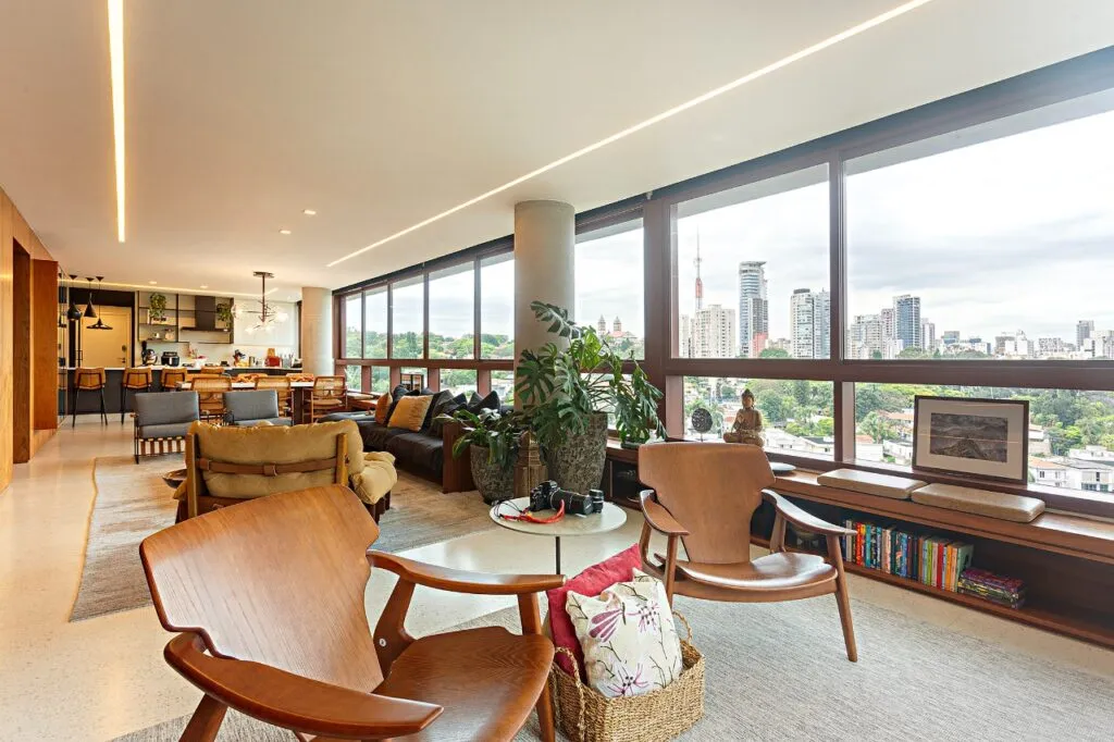 Apartamento elegante com vista aberta e projeto de Fernanda Dabbur na Vila Madalena. – 22840