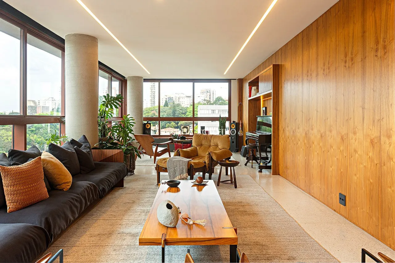 Apartamento elegante com vista aberta e projeto de Fernanda Dabbur na Vila Madalena. – 22840