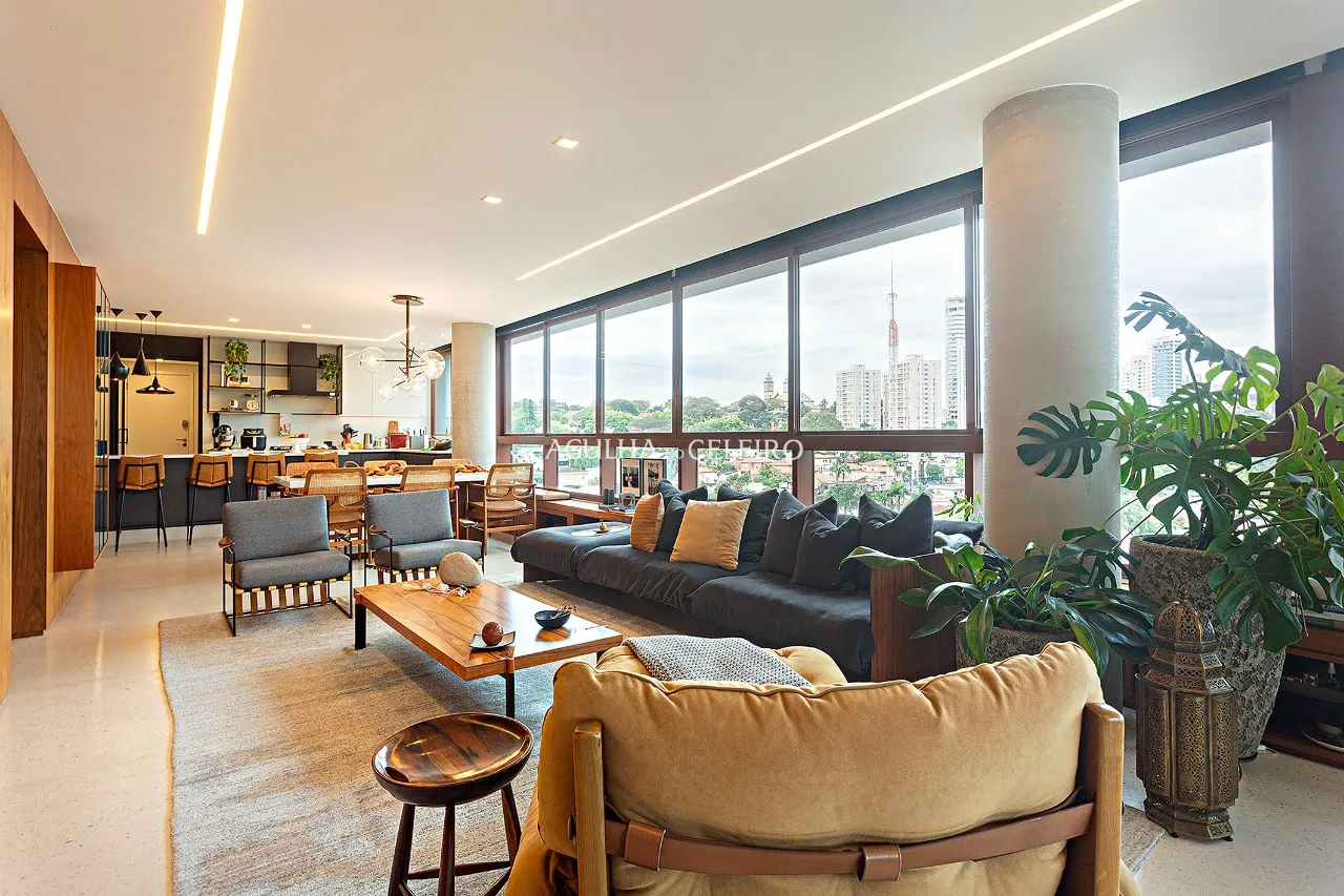 Apartamento elegante com vista aberta e projeto de Fernanda Dabbur na Vila Madalena. – 22840