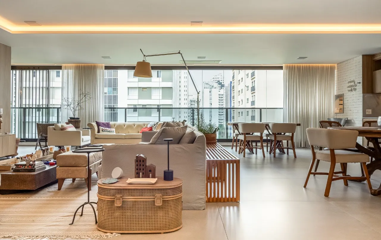 Apartamento irretocável para quem valoriza espaços amplos e uma rotina leve, no Brooklin. – 22905