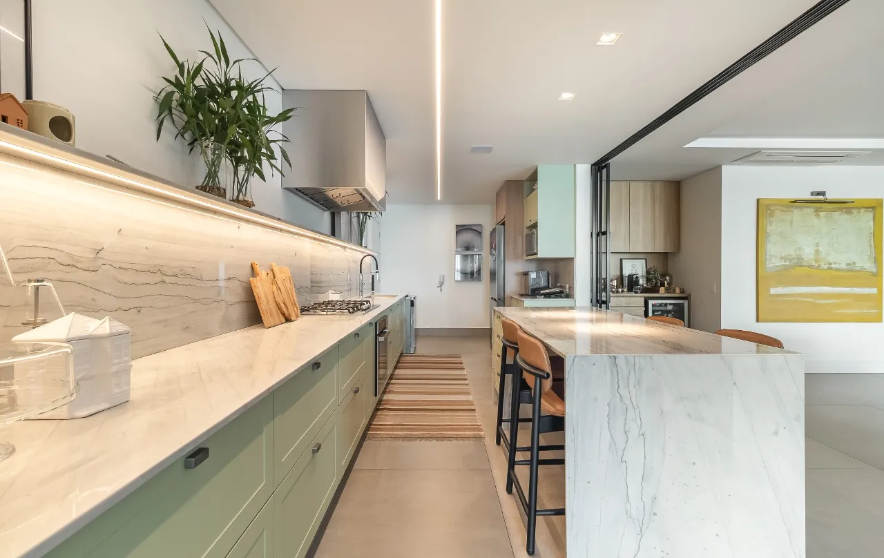 Apartamento irretocável para quem valoriza espaços amplos e uma rotina leve, no Brooklin. – 22905