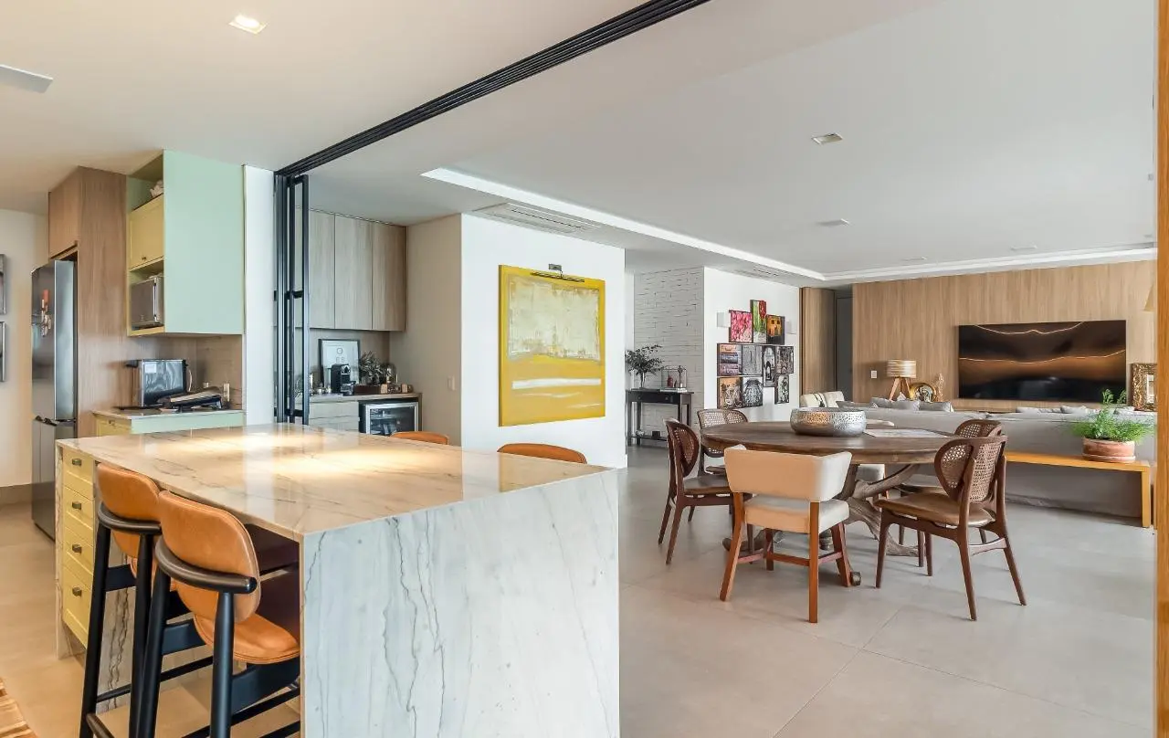 Apartamento irretocável para quem valoriza espaços amplos e uma rotina leve, no Brooklin. – 22905